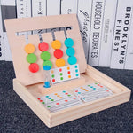 Montessori Wooden Shapes and Colours Sorting Game My Store