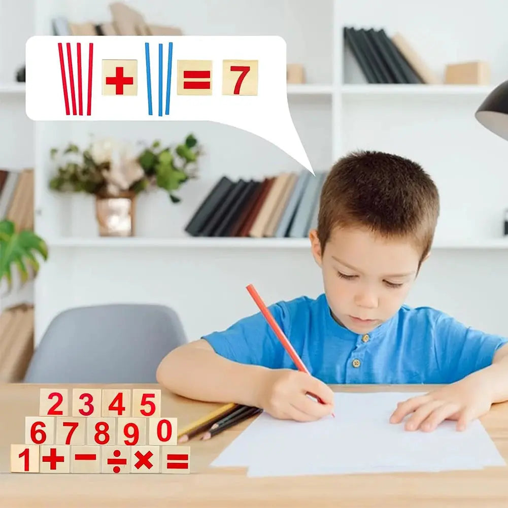 Montessori Math Sticks for Learning to Calculate My Store