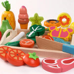 Montessori Wooden Play Kitchen Set My Store