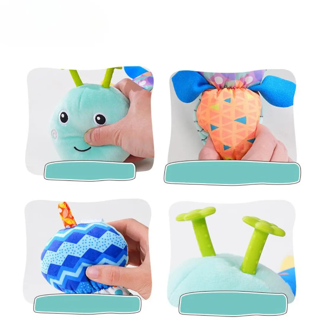 Sensory Plush Rattle and Music Caterpillar My Store