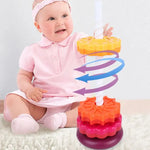 Colourful Spinning Tower – Encourages Stacking and Learning My Store
