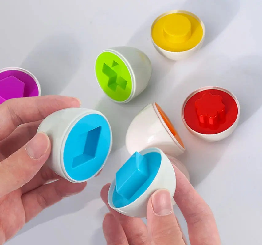 Montessori Shapes and Colours Eggs My Store