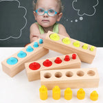 Montessori Colours and Numbers Learning Wooden Toy My Store