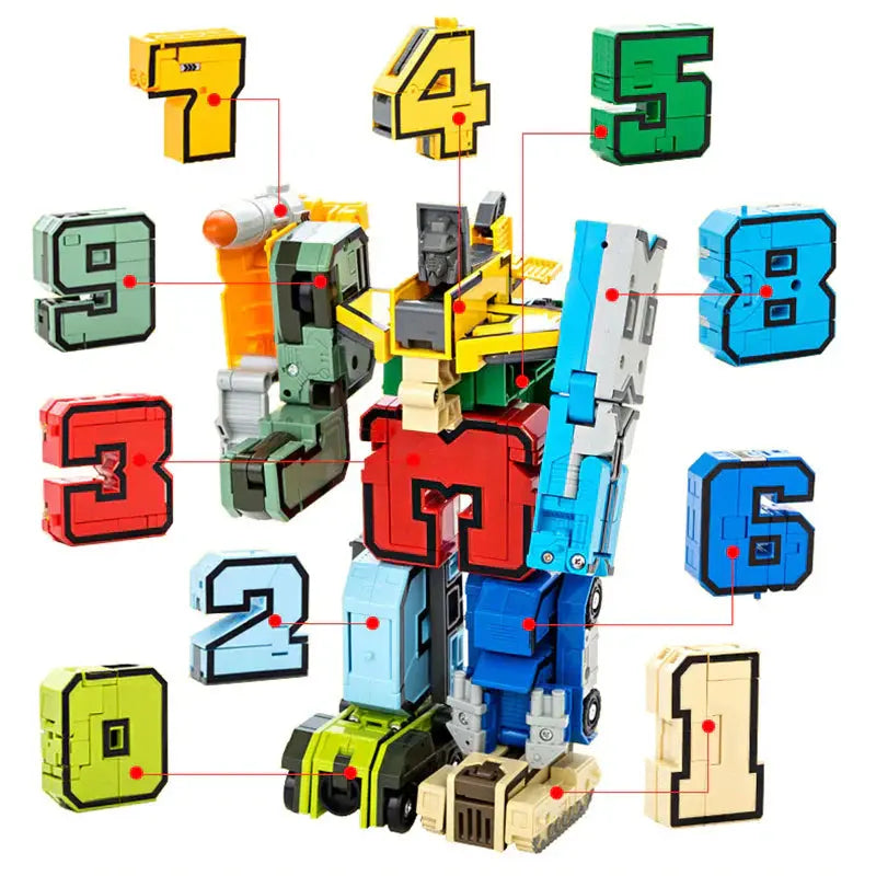 Construction Action Figure with Numbers My Store