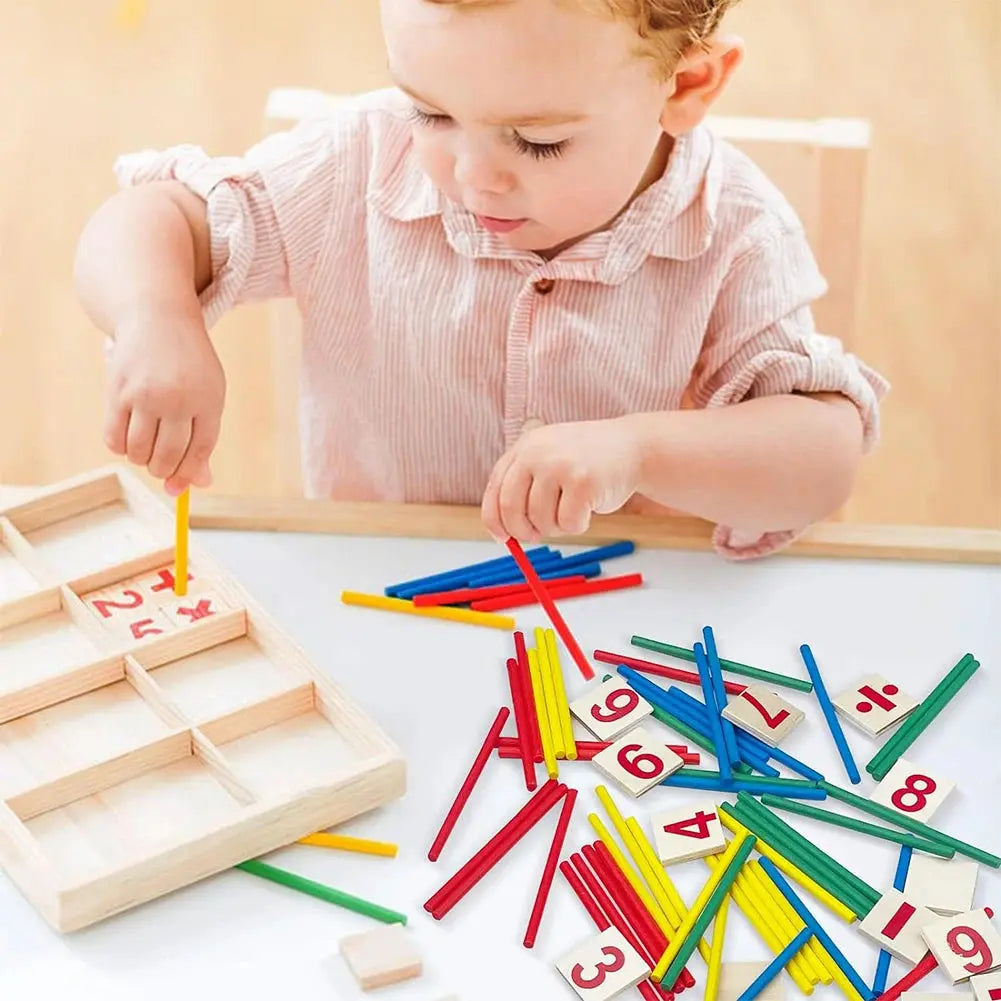 Montessori Math Sticks for Learning to Calculate My Store
