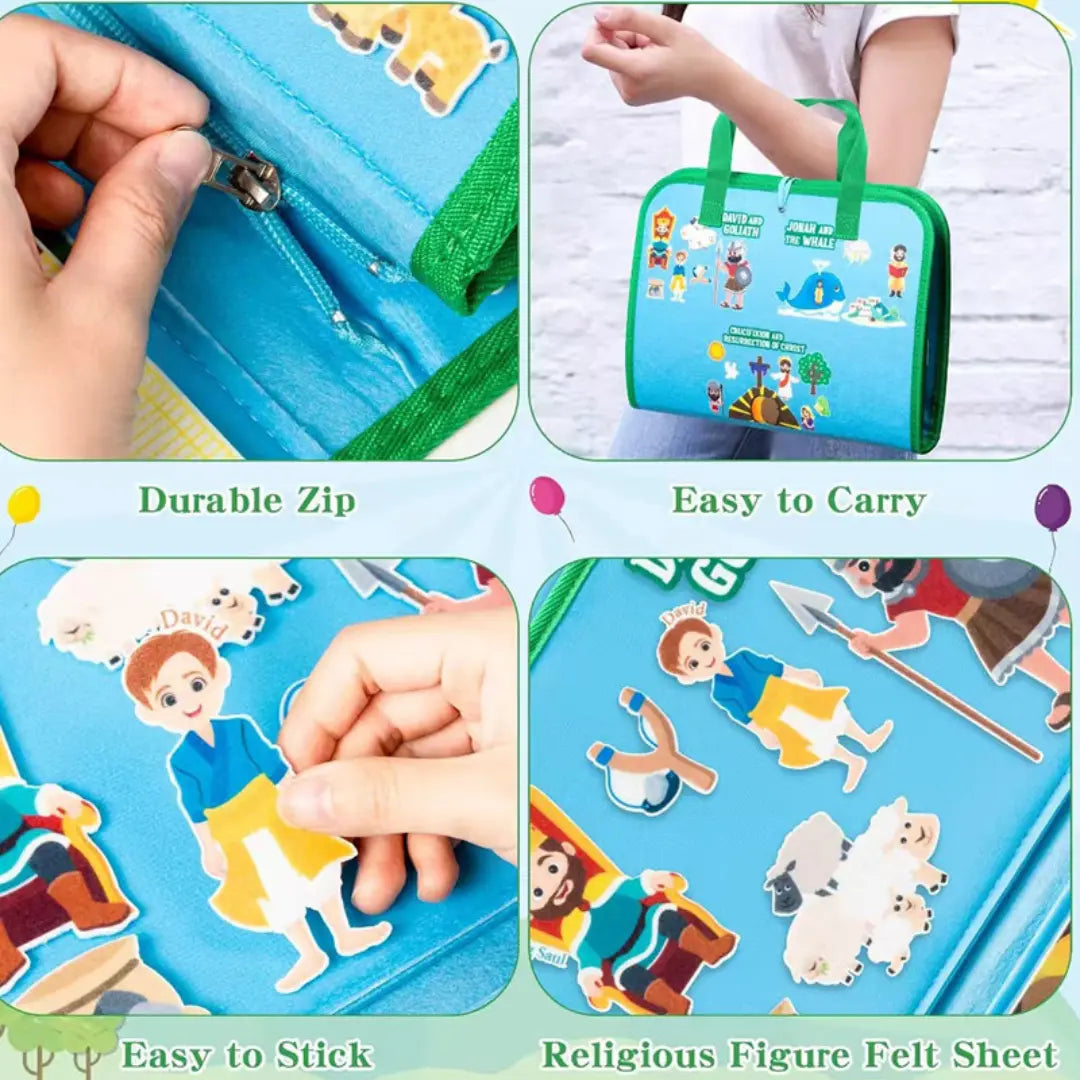 Montessori Bible Stories Felt Book My Store