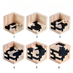 Children's Tetris Game and Learning Cube Made of Wood My Store