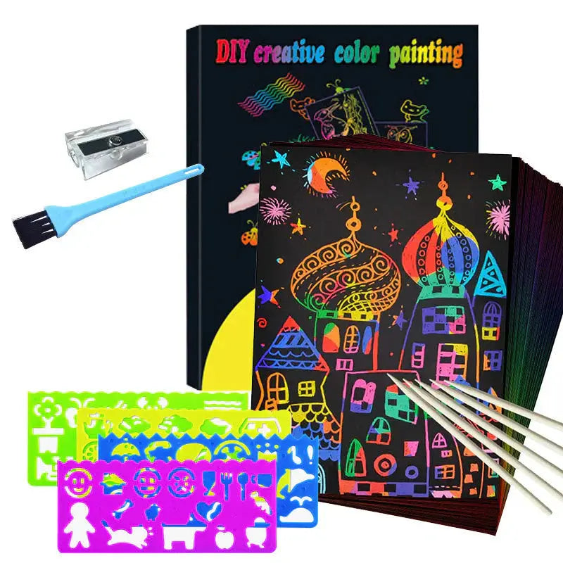 Scratch Art Rainbow Cards My Store
