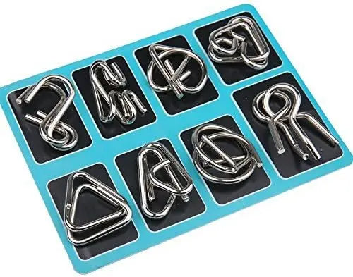 Metal Brain Teaser Ring Set My Store
