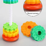 Colourful Spinning Tower – Encourages Stacking and Learning My Store