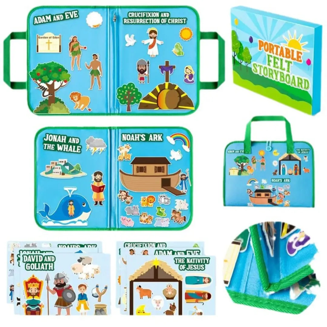 Montessori Bible Stories Felt Book My Store