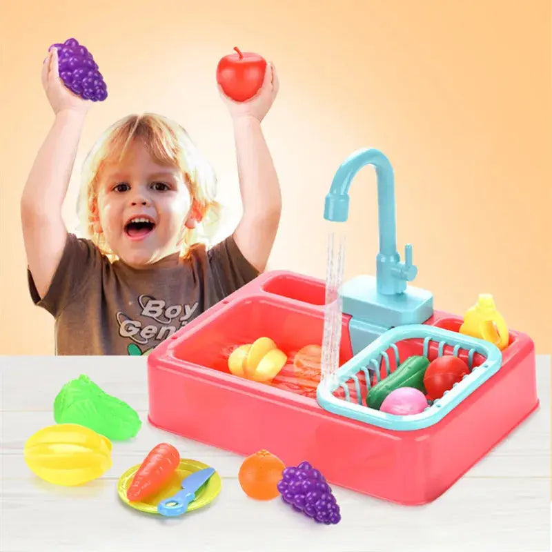 Dishwashing Sink Toy with Running Water My Store