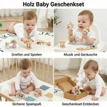 Wooden Baby Gift Set – Rattle & Musical Toy for Newborns My Store