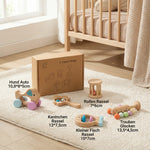 Wooden Baby Gift Set – Rattle & Musical Toy for Newborns My Store