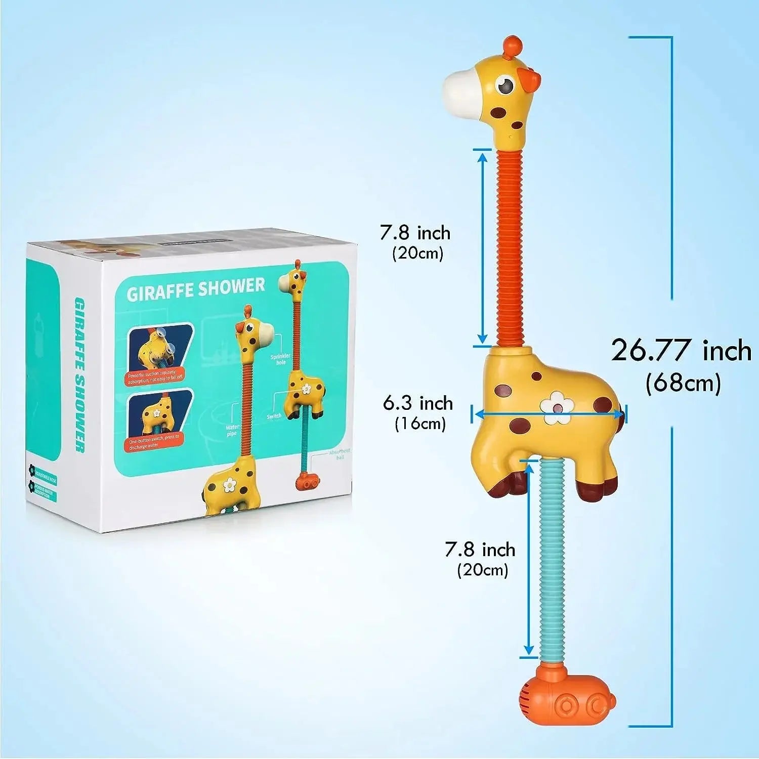 Sprightly Giraffe – Fun Bath Shower for Children My Store