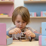 Handmade Wooden IQ Puzzle with Rope – A Thinking Game for the Whole Family My Store