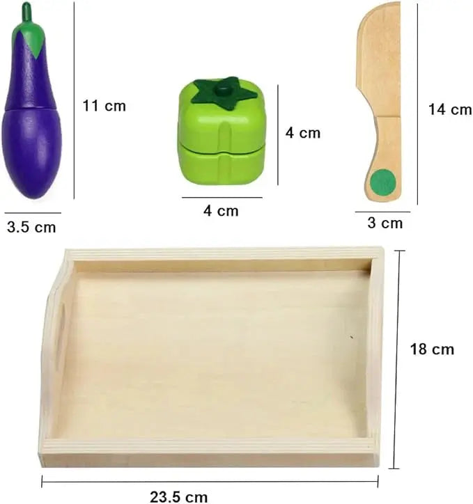 Montessori Wooden Play Kitchen Set My Store