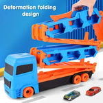 Car Play Truck with Foldable Catapult Racetrack My Store
