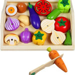 Montessori Wooden Play Kitchen Set My Store