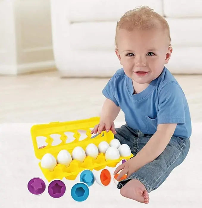 Montessori Shapes and Colours Eggs My Store