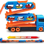 Car Play Truck with Foldable Catapult Racetrack My Store