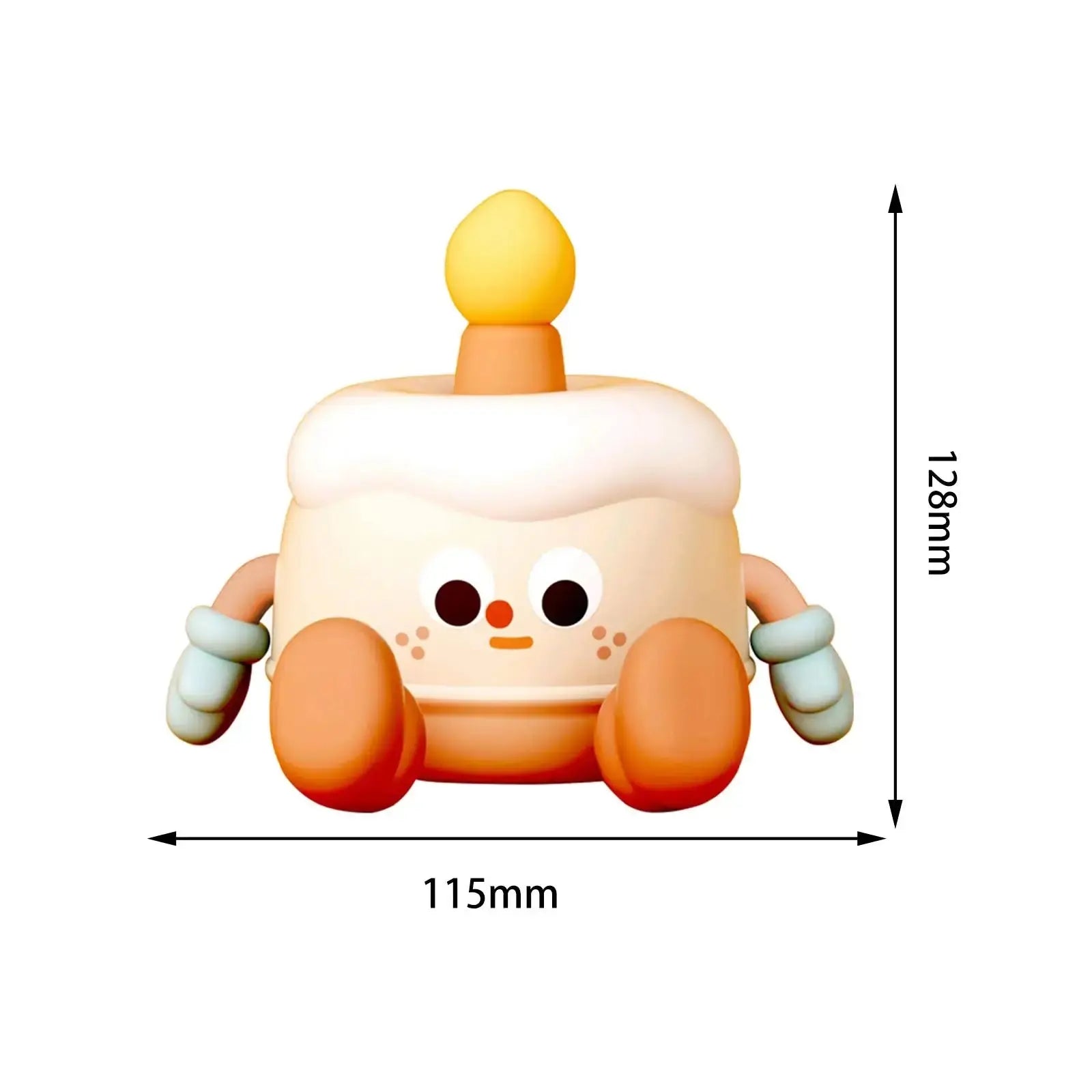Cute Birthday Cake Night Light My Store