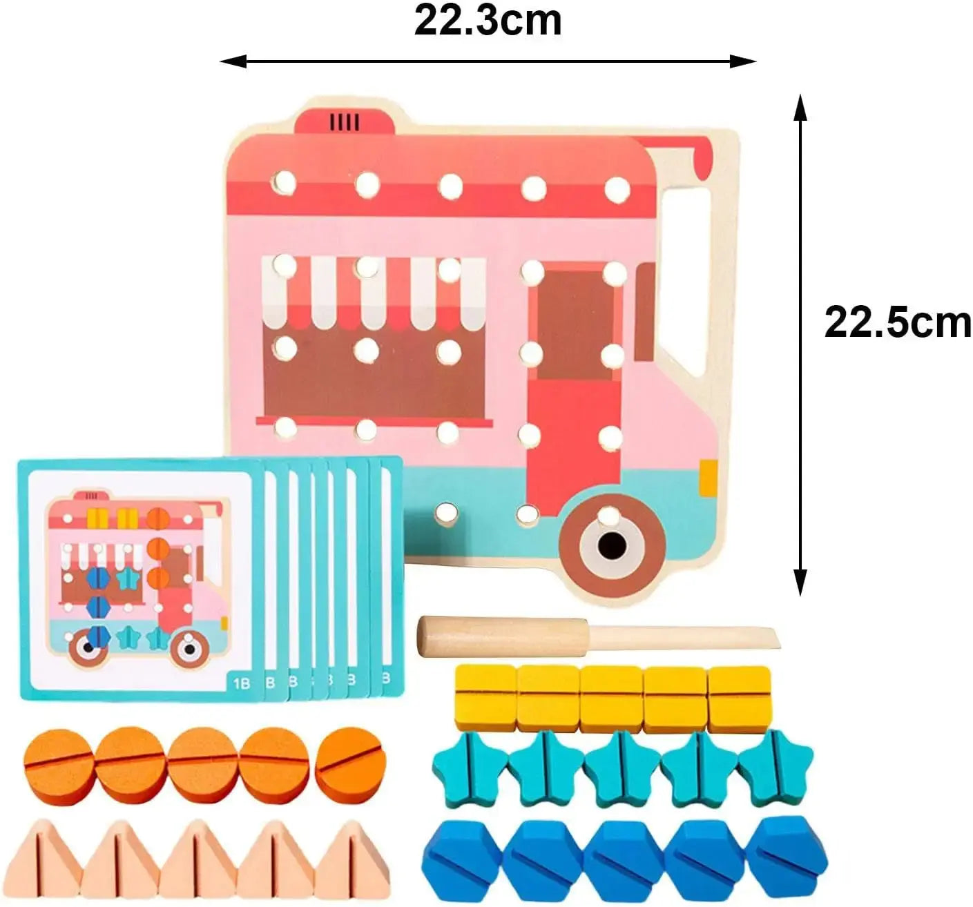 Montessori Colour Screws Bear Board for Little Craftsmen My Store