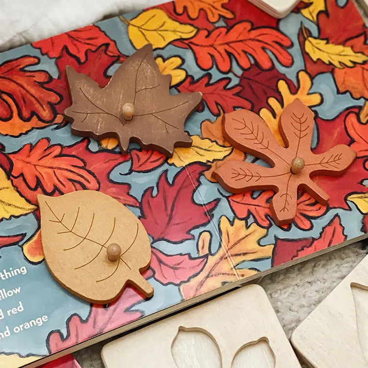 Montessori Leaf Puzzle made of Wood My Store