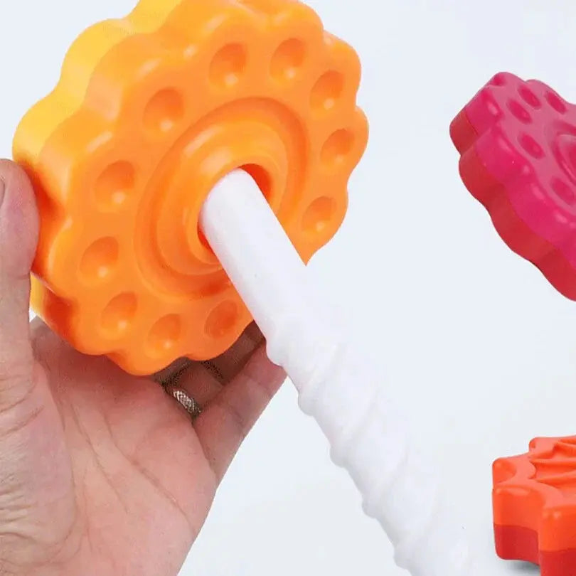 Colourful Spinning Tower – Encourages Stacking and Learning My Store