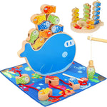 Improve Motor Skills - Wooden Fishing Game My Store