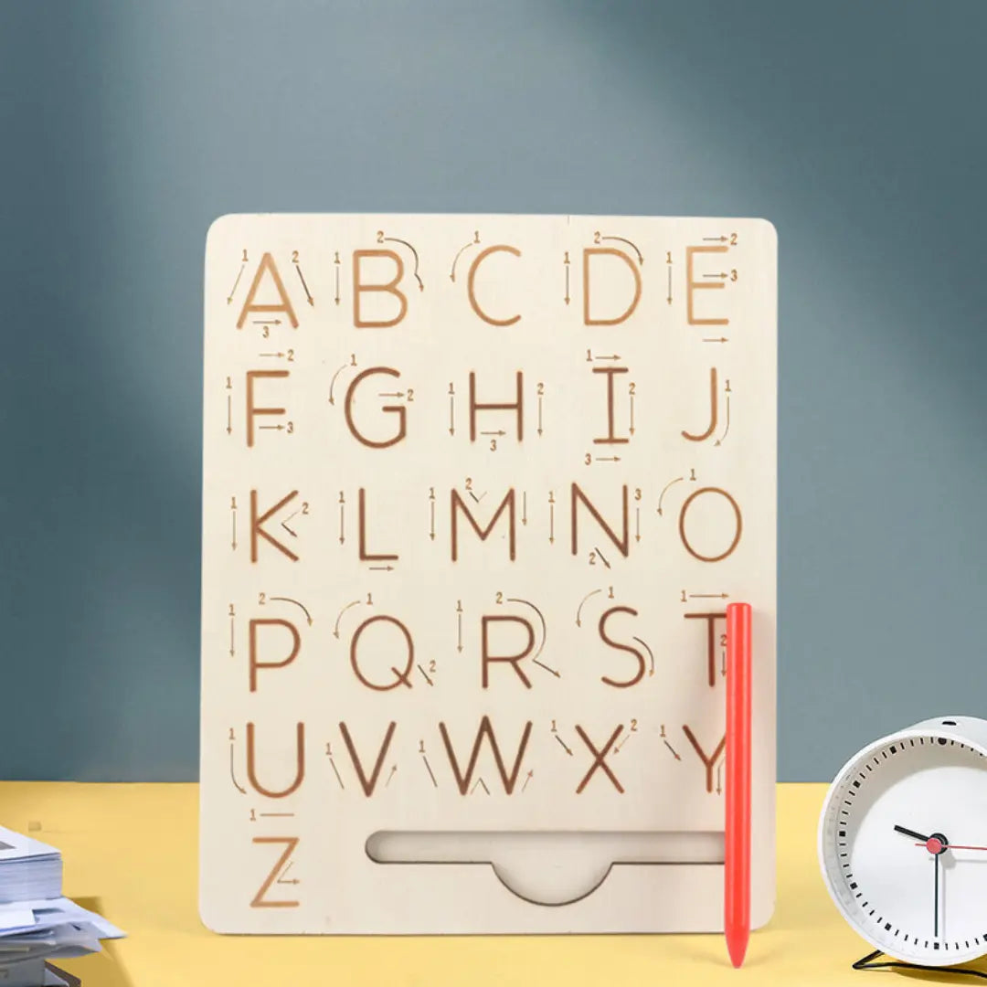 Wood Alphabet Board My Store
