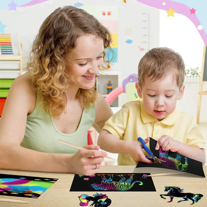 Scratch Art Rainbow Cards My Store