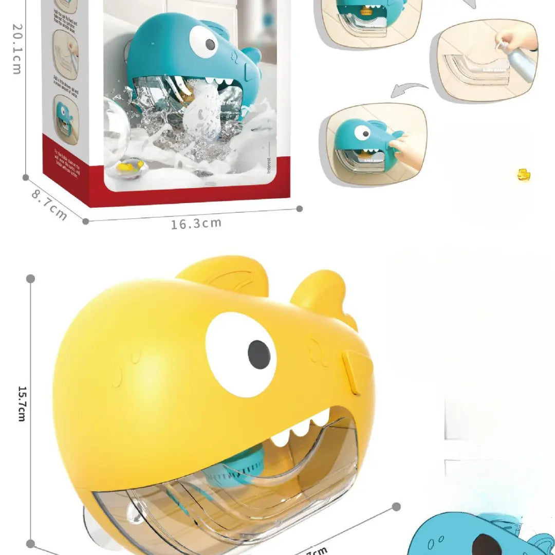 Dinosaur and Crab Bubble Machine Bath Toy My Store