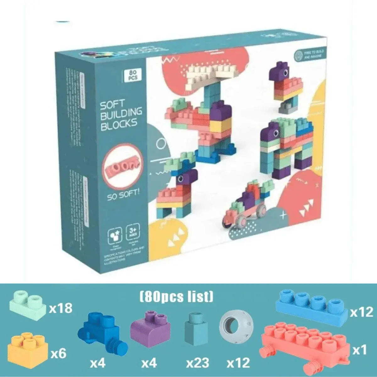 CuddlyBlocks | Soft and Safe Building Blocks for Children My Store