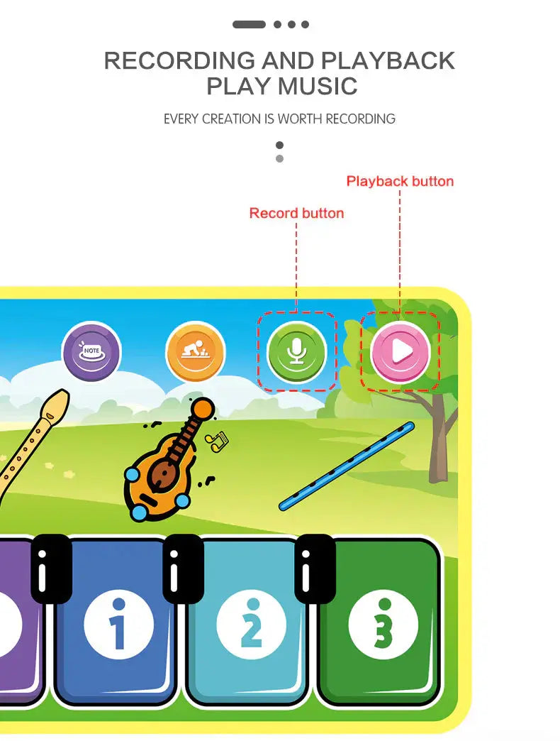 Musical Dance Play Mat My Store