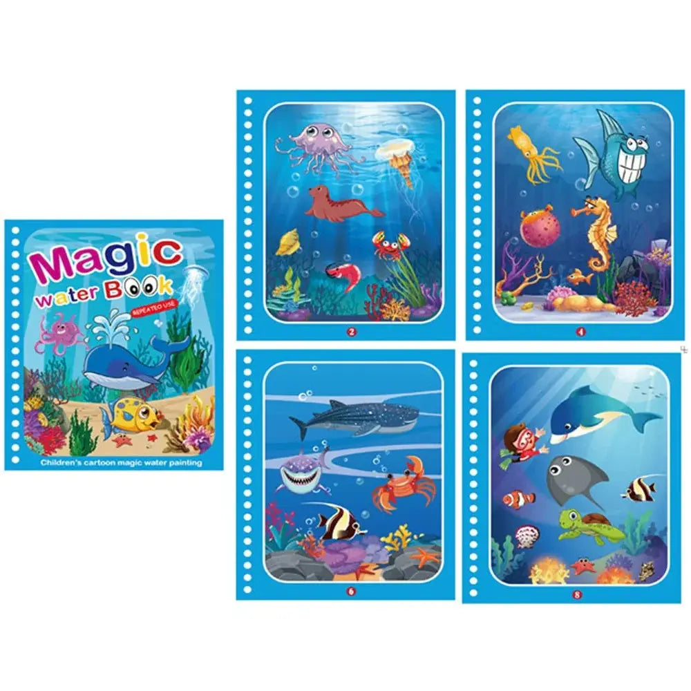 Magical Water Colouring Book – Discover Hidden Drawings My Store