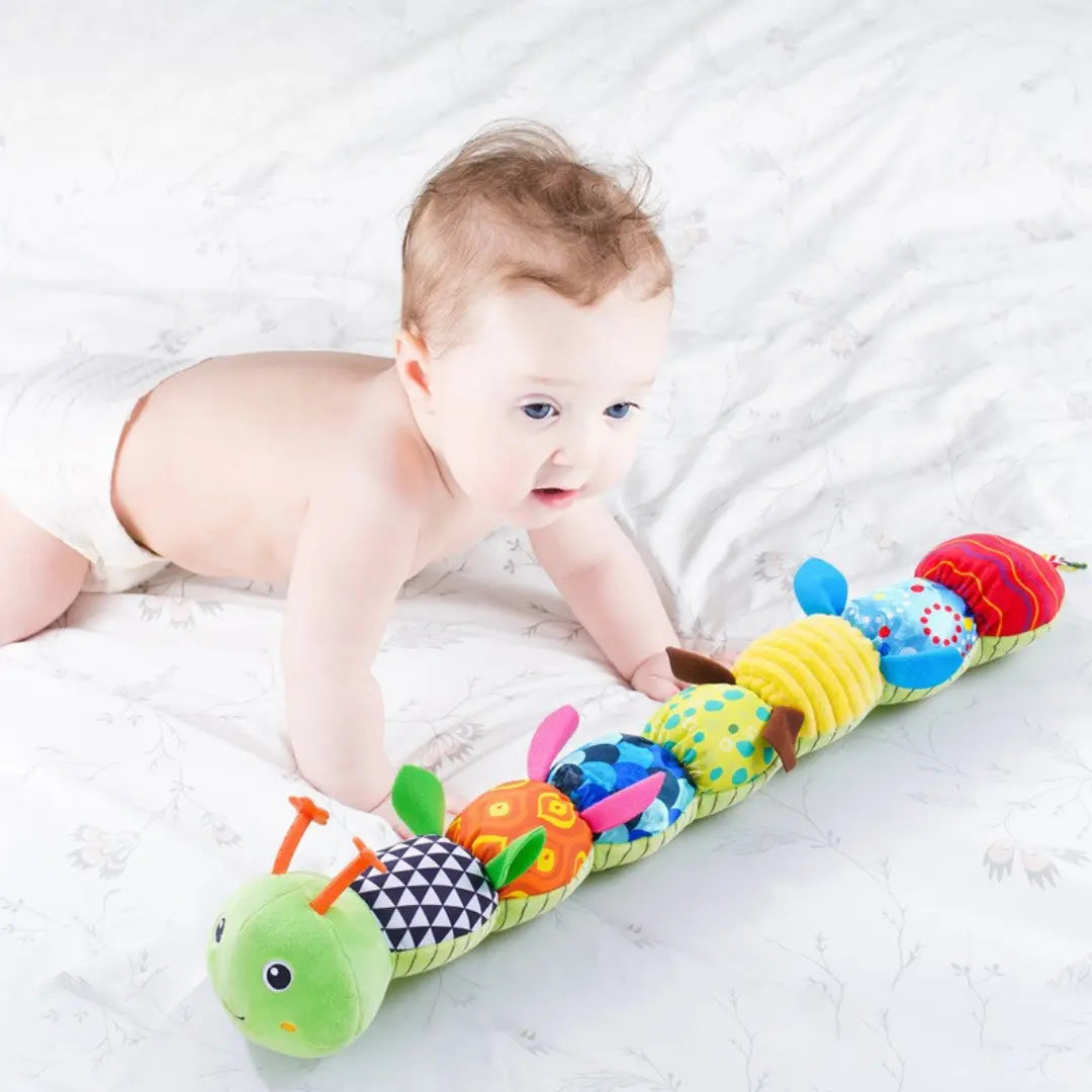 Sensory Plush Rattle and Music Caterpillar My Store