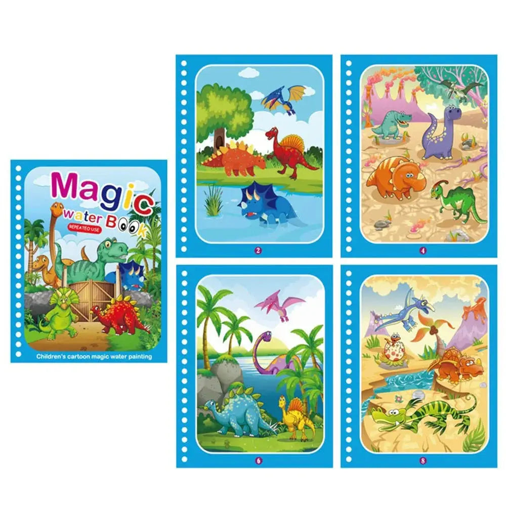 Magical Water Colouring Book – Discover Hidden Drawings My Store