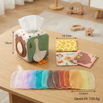 Montessori Baby Sensory Cloth Box – Soft Crinkle & Touch Play My Store