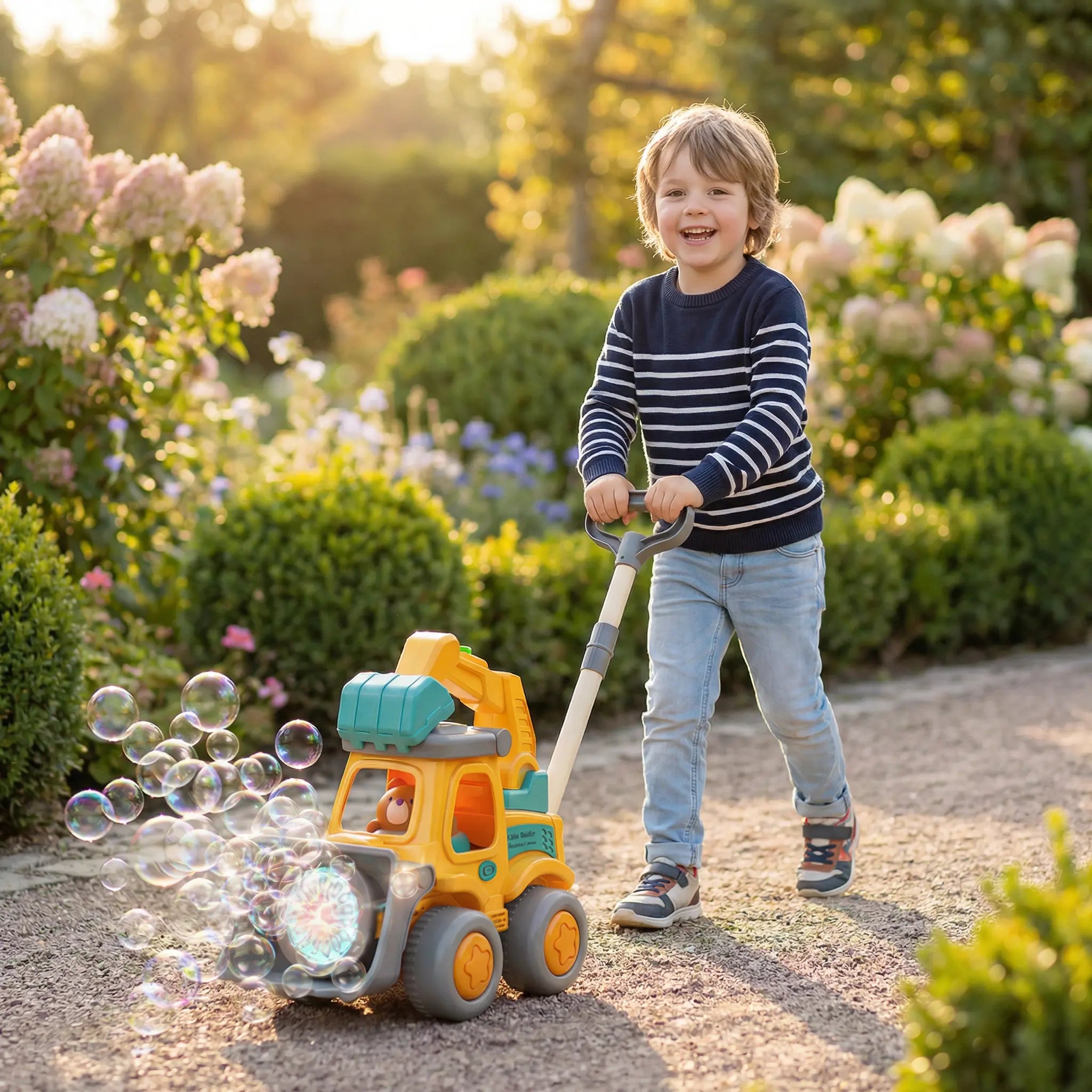 Light-Up Bubble Cart – Push Toy for Children My Store