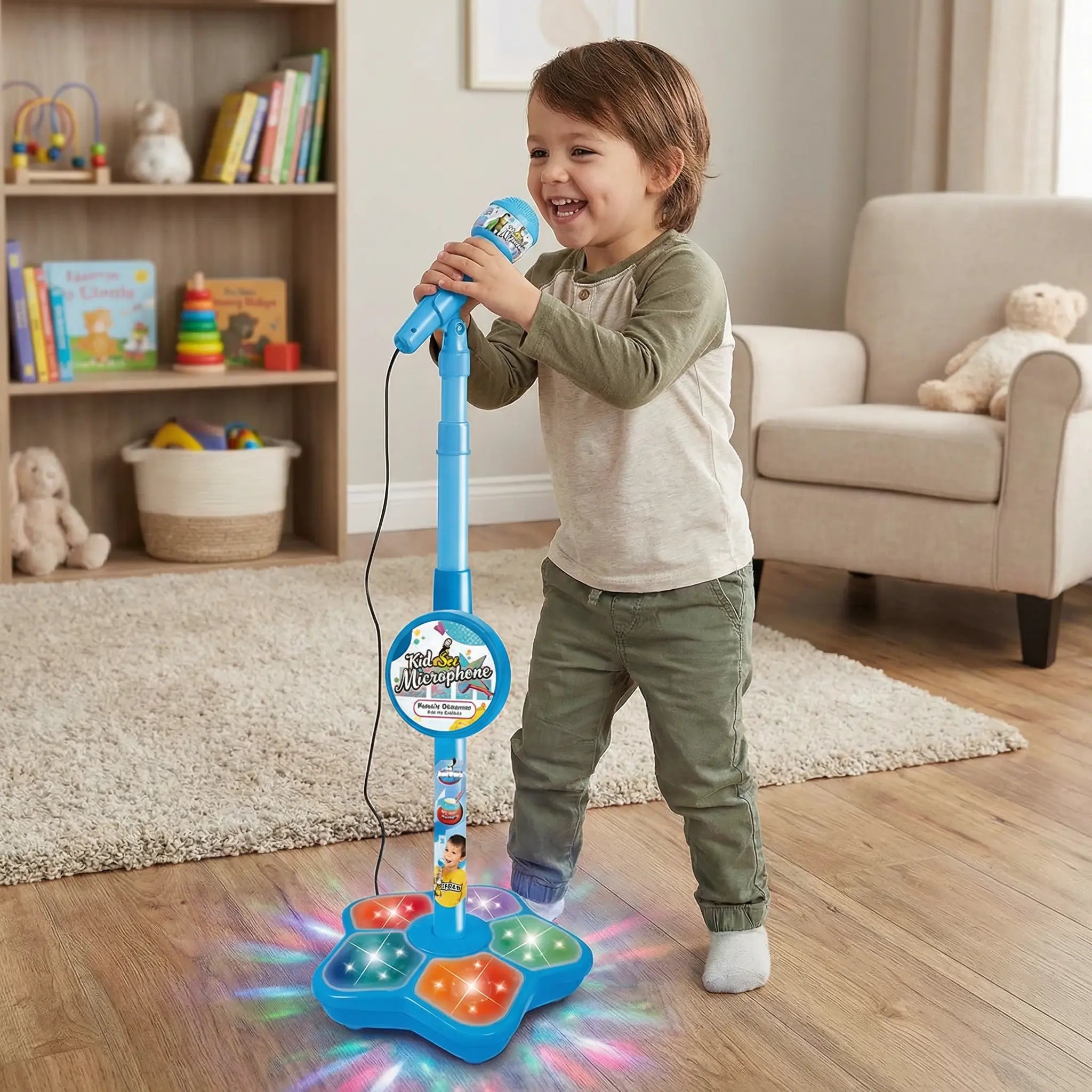 Karaoke Set for Kids with Microphone & Stand – Musical Learning Game My Store