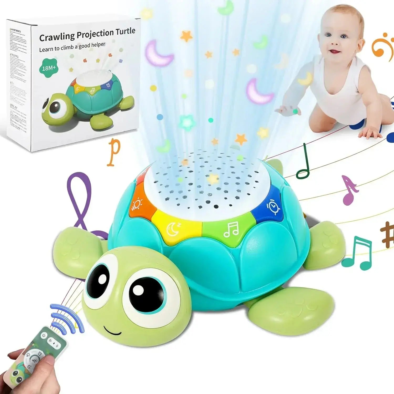 Turtle Night Light Projector My Store