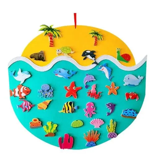 DIY Animal Kingdom | Felt Animal Wall Hanging My Store