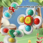 Cute Suction Cup Spinning Toy for Babies 3-Piece Set My Store
