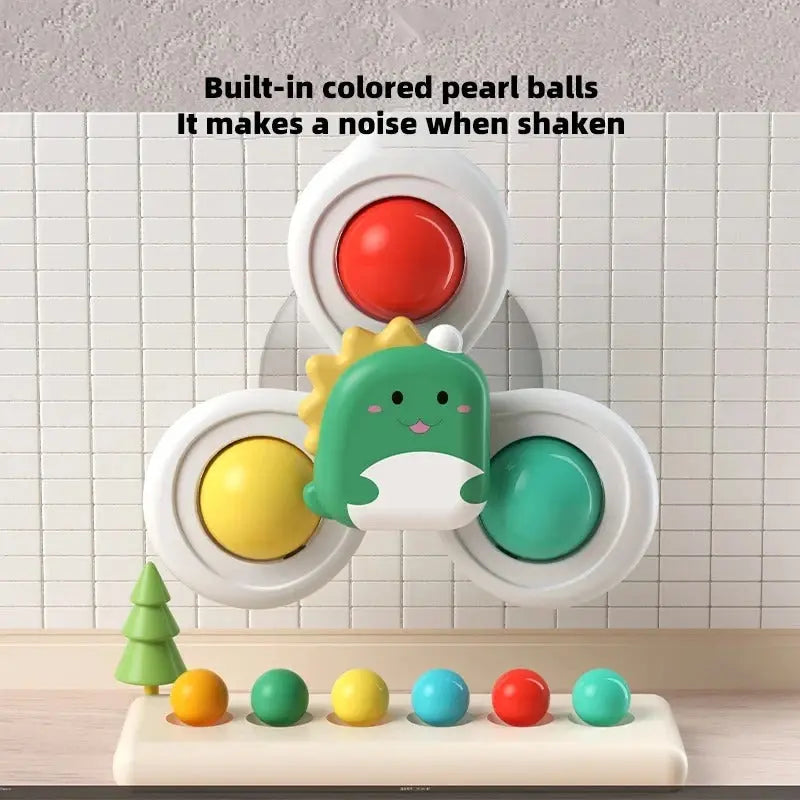 Cute Suction Cup Spinning Toy for Babies 3-Piece Set My Store