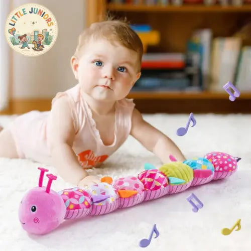 Sensory Plush Rattle and Music Caterpillar My Store