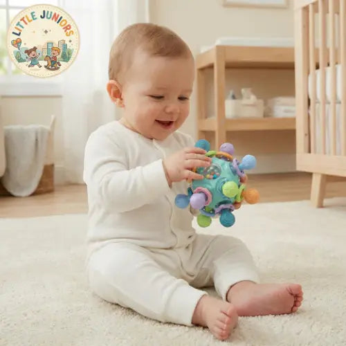Sensory Baby Grasp Ball with Silicone Teething Aid and Rattle My Store