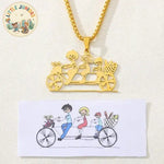 Personalised Children's Drawing as a Necklace My Store
