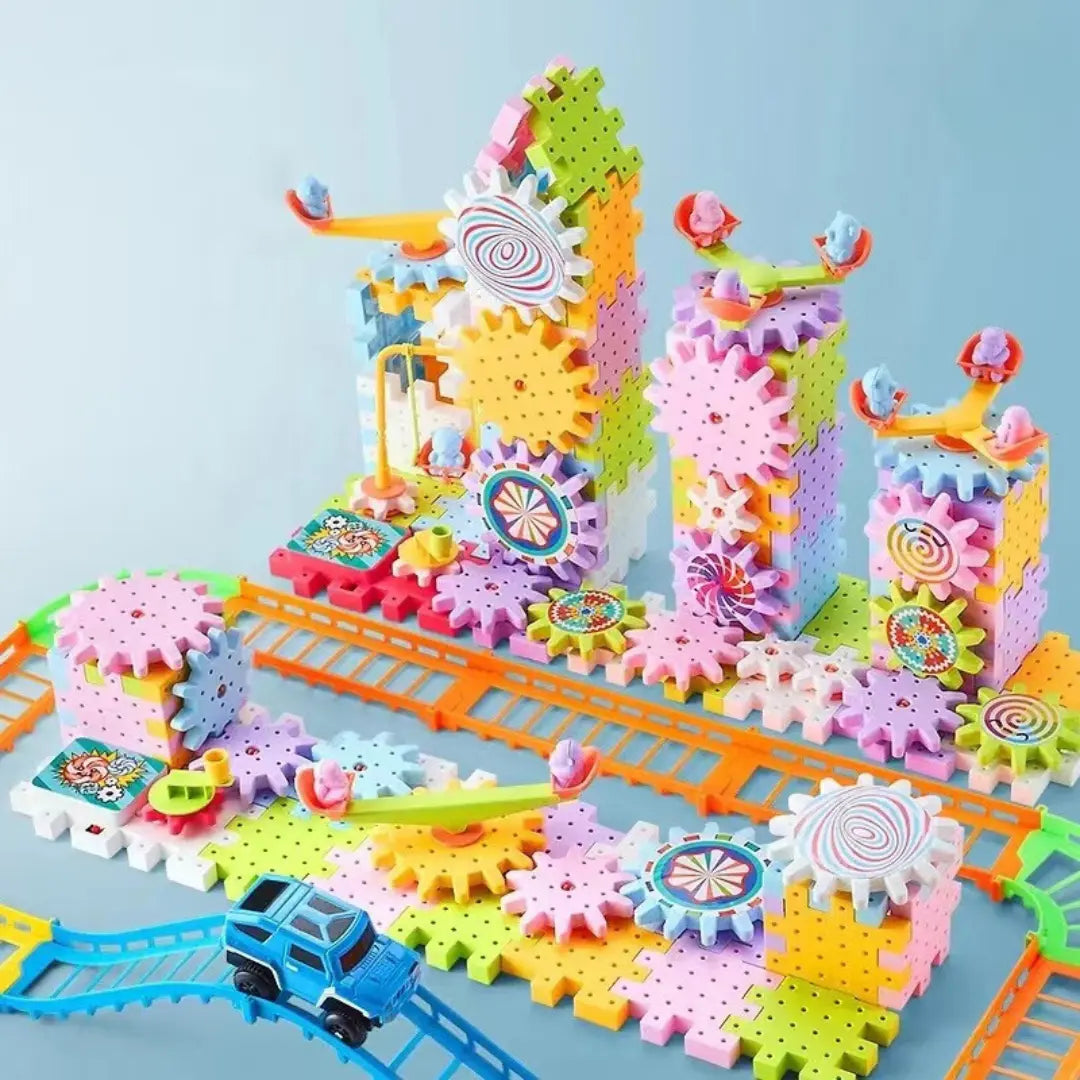Rotating Montessori Building Block Toy My Store