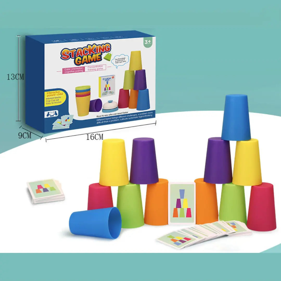 Montessori Cup Stacking Game My Store